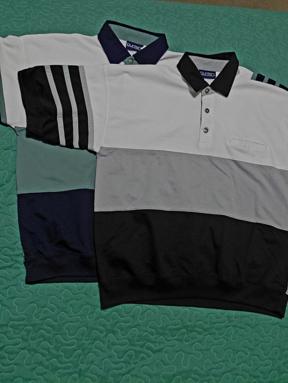2 Puritan Polo Shirts - Large